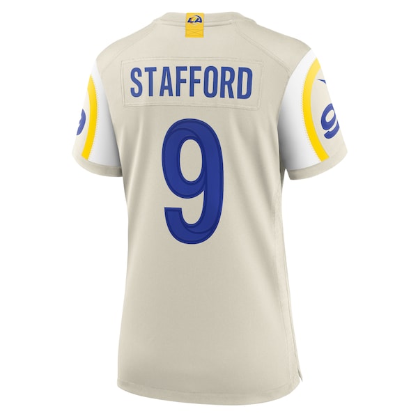 Matthew Stafford Los Angeles Rams Nike Women's Player Game Jersey - Bone - Image 3