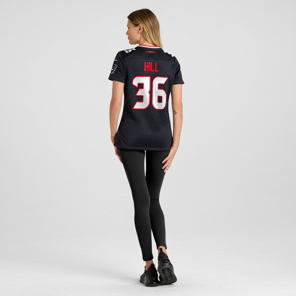 Brandon Hill Houston Texans Nike Women's Team Game Jersey - Navy - Image 6