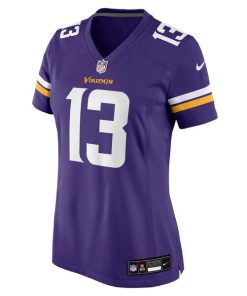 Alternative view of Tai Felton Minnesota Vikings Nike Women's Team Game Jersey -  Purple