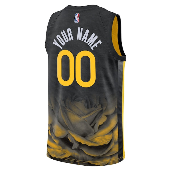 Golden State Warriors Nike Unisex 2022/23 Swingman Custom Jersey - City Edition - Black - Image 3