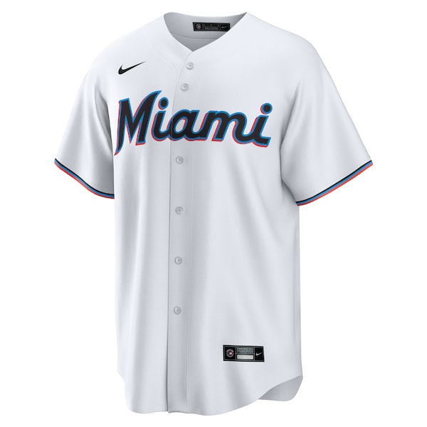Avisa¨ªl Garc¨ªa Miami Marlins Nike Home Replica Player Jersey - White - Image 2