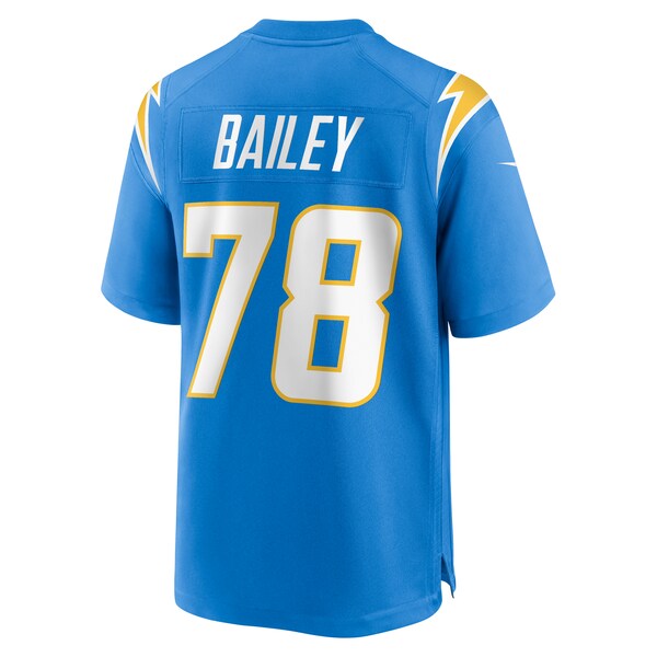 Zack Bailey Los Angeles Chargers Nike Player Game Jersey - Powder Blue - Image 3