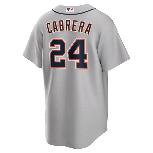 Miguel Cabrera Detroit Tigers Nike Road Replica Player Name Jersey - Gray/White - Image 5