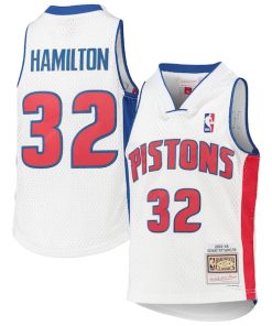 Richard Hamilton Detroit Pistons Youth 2003/04 Hardwood Classics Swingman Jersey - White
