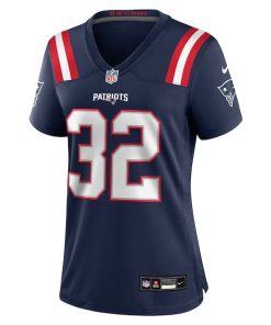 Alternative view of TreVeyon Henderson New England Patriots Nike Women's  Game Jersey -  Navy