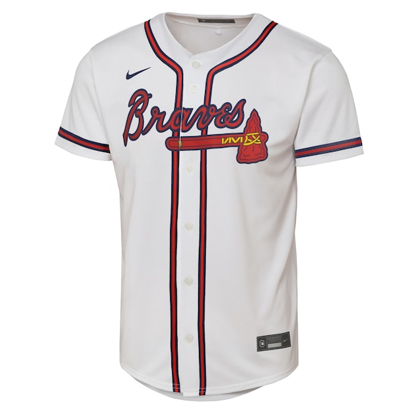 Matt Olson Atlanta Braves Nike Youth Home Replica Player Jersey - White - Image 2