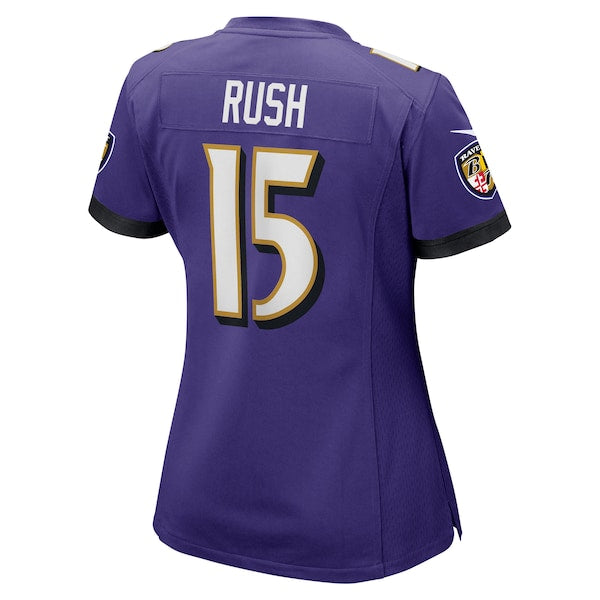 Cooper Rush Baltimore Ravens Nike Women's Team Game Jersey - Purple - Image 3