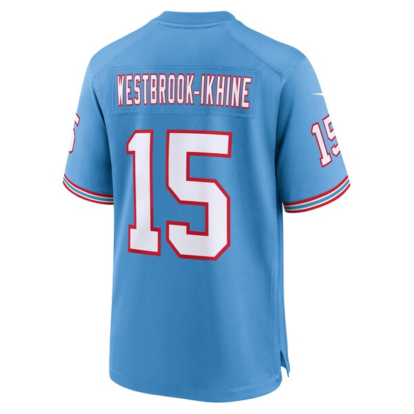 Nick Westbrook-Ikhine Tennessee Titans Nike Oilers Throwback Player Game Jersey - Light Blue - Image 3