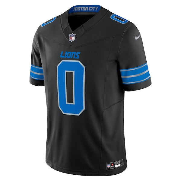 Jahmyr Gibbs Detroit Lions Nike 2nd Alternate Vapor F.U.S.E. Limited Jersey - Black - Image 2