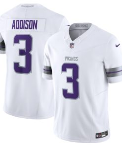 Jordan Addison Minnesota Vikings Nike Alternate Vapor F.U.S.E. Limited Jersey - White