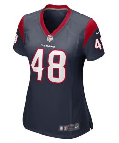 Alternative view of Christian Harris Houston Texans Nike Women's Game Player Jersey - Navy