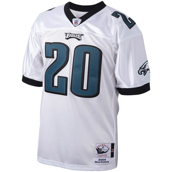 Brian Dawkins Philadelphia Eagles 2004 Authentic Throwback Retired Player Jersey - White/Black - Image 3