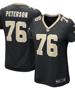 Alternative view of Camron Peterson New Orleans Saints Nike Women's  Game Jersey -  Black