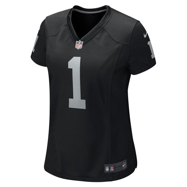 Number 1 Bride Las Vegas Raiders Nike Women's Game Jersey - Black - Image 2