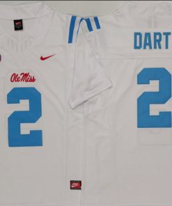 Jaxson Dart NCAA Ole Miss Rebels Nike Vapor Limited Jersey