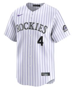 Alternative view of Michael Toglia Colorado Rockies Nike Home Limited Player Jersey - White