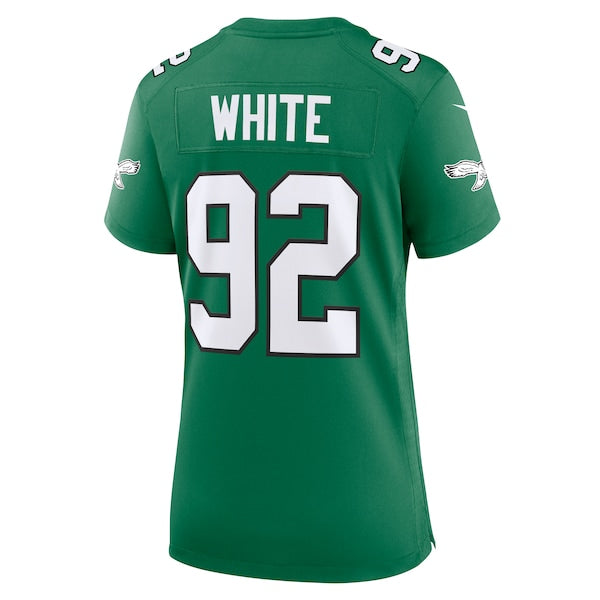 Reggie White Philadelphia Eagles Nike Women's Alternate Game Jersey - Kelly Green - Image 3