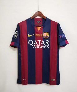 Leo Messi Barcelona 2014-15 Home UCL Final Vintage Jersey
