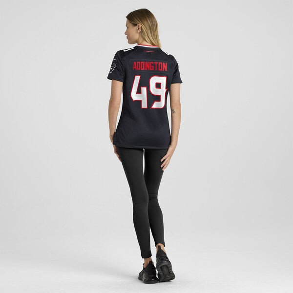 Tucker Addington Houston Texans Nike Women's Team Game Jersey - Navy - Image 5