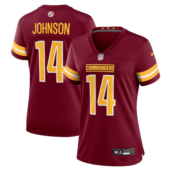Josh Johnson Washington Commanders Nike Women's Team Game Jersey - Burgundy