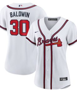 Drake Baldwin Atlanta Braves Nike Women's Home Replica Jersey - White