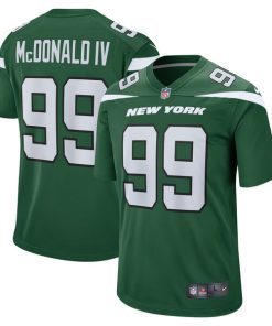 Will McDonald IV New York Jets Nike 2023 NFL Draft First Round Pick Game Jersey - Gotham Green