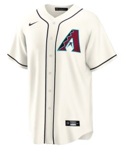 Alternative view of Arizona Diamondbacks Nike Home Custom Replica Jersey - Cream