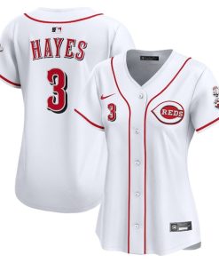 Ke'Bryan Hayes Cincinnati Reds Nike Women's Home Limited Player Jersey - White
