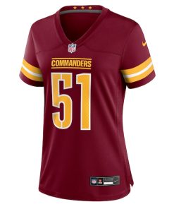 Alternative view of Ale Kaho Washington Commanders Nike Women's Team Game Jersey -  Burgundy