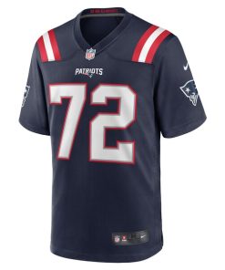 Alternative view of Zach Thomas New England Patriots Nike  Game Jersey -  Navy