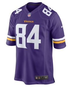 Alternative view of Josh Oliver Minnesota Vikings Nike Game Player Jersey - Purple