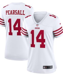 Ricky Pearsall San Francisco 49ers Nike Women's White Game Jersey -  White