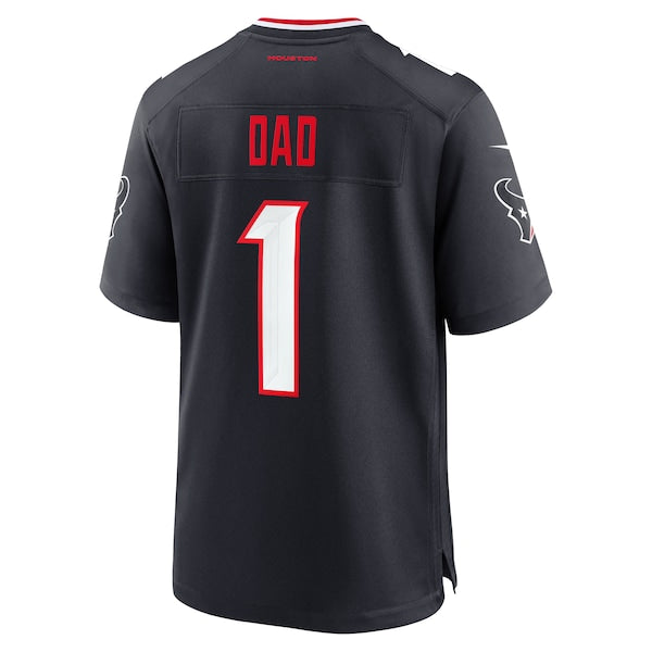Houston Texans Nike #1 Dad Game Jersey - Navy - Image 3