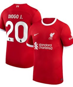 Diogo Jota Liverpool Nike 2023/24 Home Replica Player Jersey - Red/White