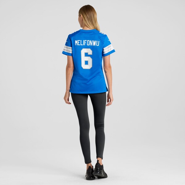 Ifeatu Melifonwu Detroit Lions Nike Women's Team Game Jersey - Blue - Image 5
