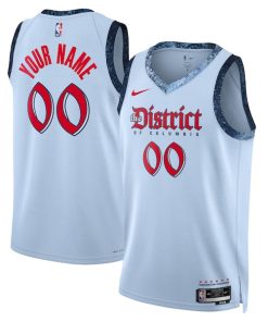 Washington Wizards Nike Unisex 2024/25 Custom Swingman Jersey - City Edition - Powder Blue