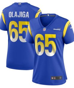 David Olajiga Los Angeles Rams Nike Women's Game Jersey -  Royal