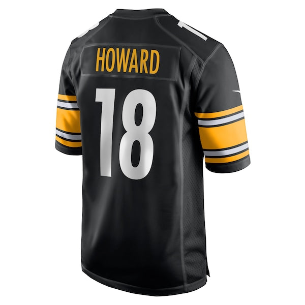 Will Howard Pittsburgh Steelers Nike Team Game Jersey - Black - Image 3