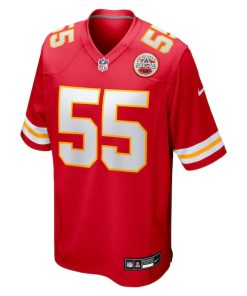 Alternative view of Omarr Norman-Lott Kansas City Chiefs Nike Team Game Jersey -  Red