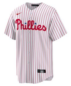 Alternative view of Alec Bohm Philadelphia Phillies Nike Home Replica Jersey - White
