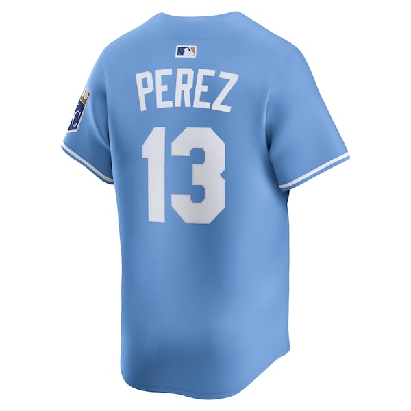 Salvador Perez Kansas City Royals Nike Alternate Limited Player Jersey - Light Blue - Image 3