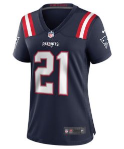 Alternative view of Adrian Phillips New England Patriots Nike Women's Game Jersey - Navy