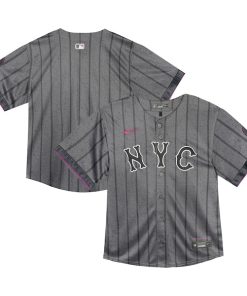 New York Mets Nike Toddler City Connect Team Limited Jersey - Gray