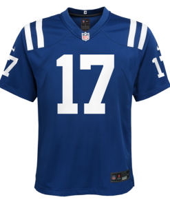Alternative view of Daniel Jones Indianapolis Colts Nike Youth Alternate 2 Game Jersey - Royal