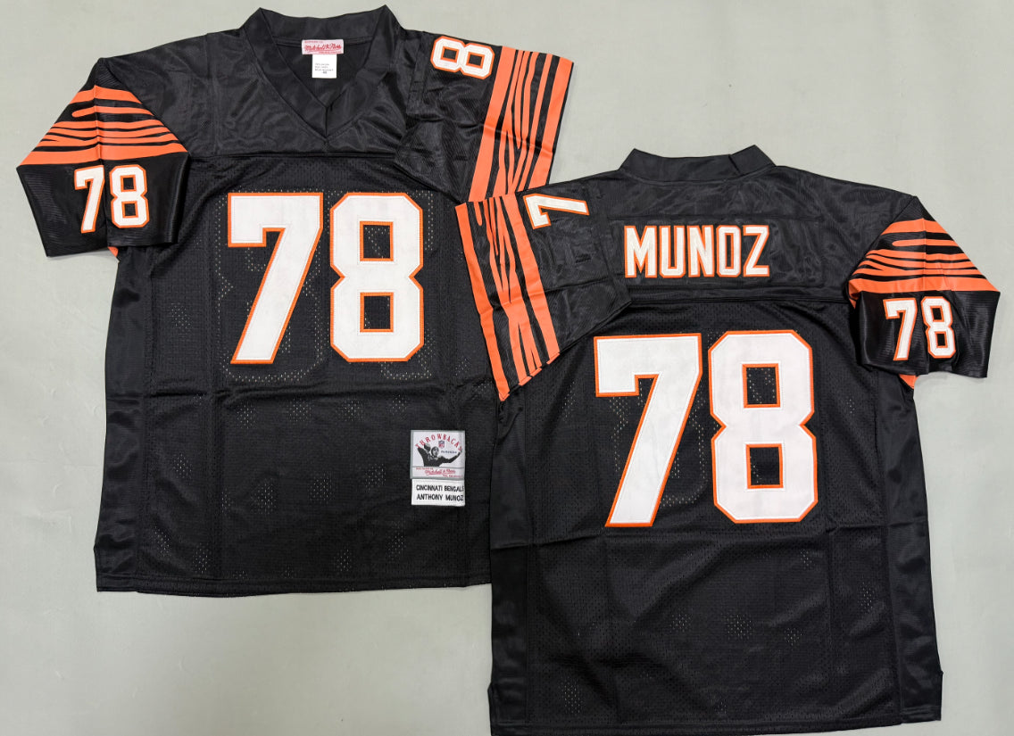 Anthony Mu?oz Cincinnati Bengals Authentic Throwback Retired Player Jersey