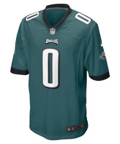 Alternative view of D'Andre Swift Philadelphia Eagles Nike Game Player Jersey - Midnight Green
