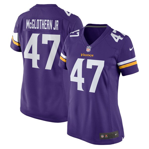 Dwight McGlothern Jr. Minnesota Vikings Nike Women's Game Jersey - Purple