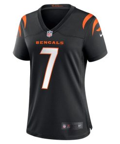 Alternative view of Will Grier Cincinnati Bengals Nike Women's Team Game Jersey -  Black