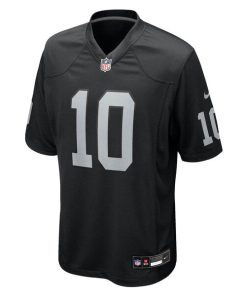 Alternative view of Dont'e Thornton Jr. Las Vegas Raiders Nike Team Game Jersey -  Black