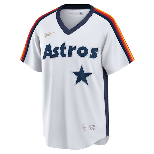 Craig Biggio Houston Astros Nike Home Cooperstown Collection Logo Player Jersey - White - Image 2